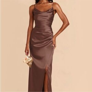 Birdy Grey Lydia Chocolate Brown Maxi Dress